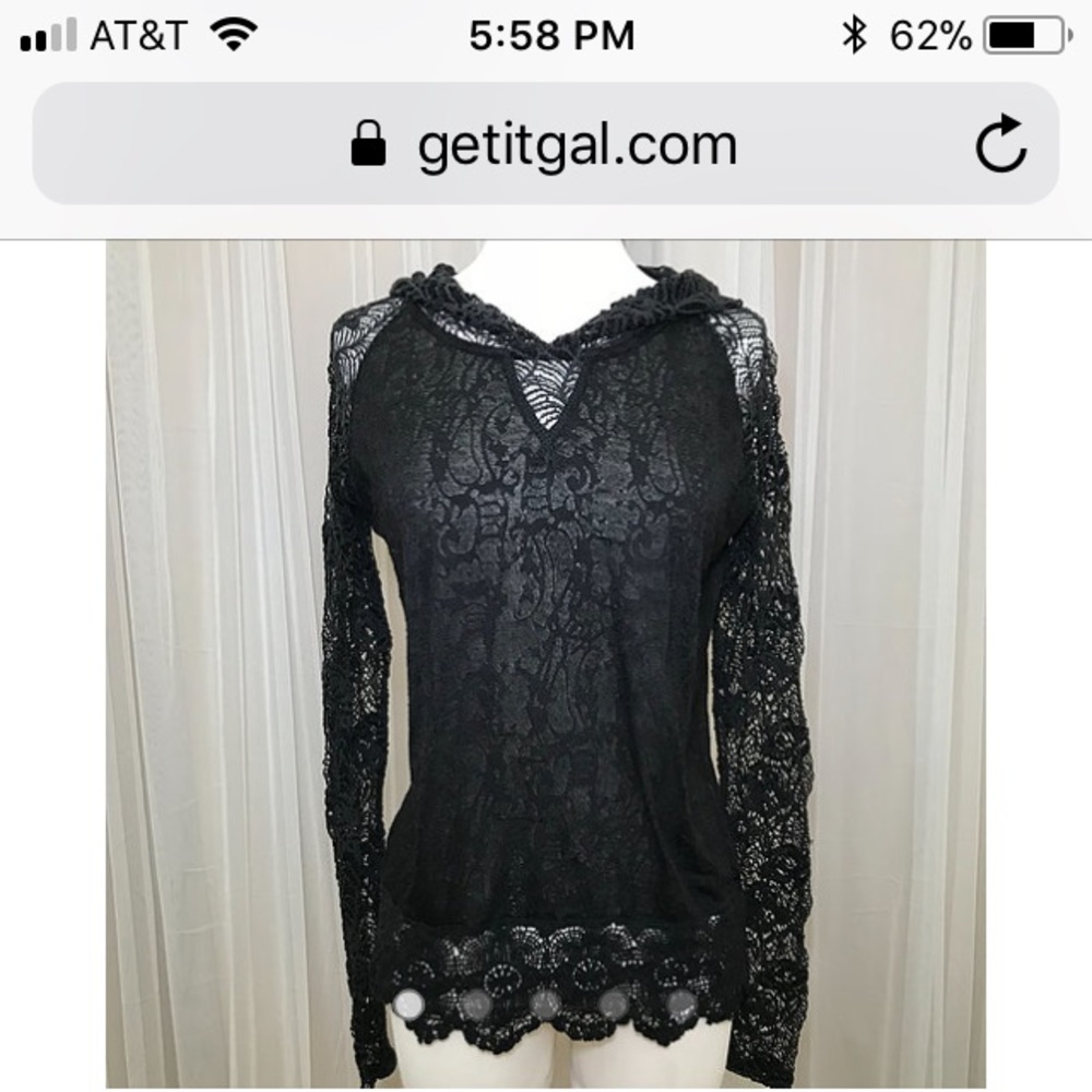 Lace hoodie